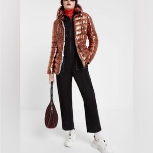 NWT Desigual metallic jacket